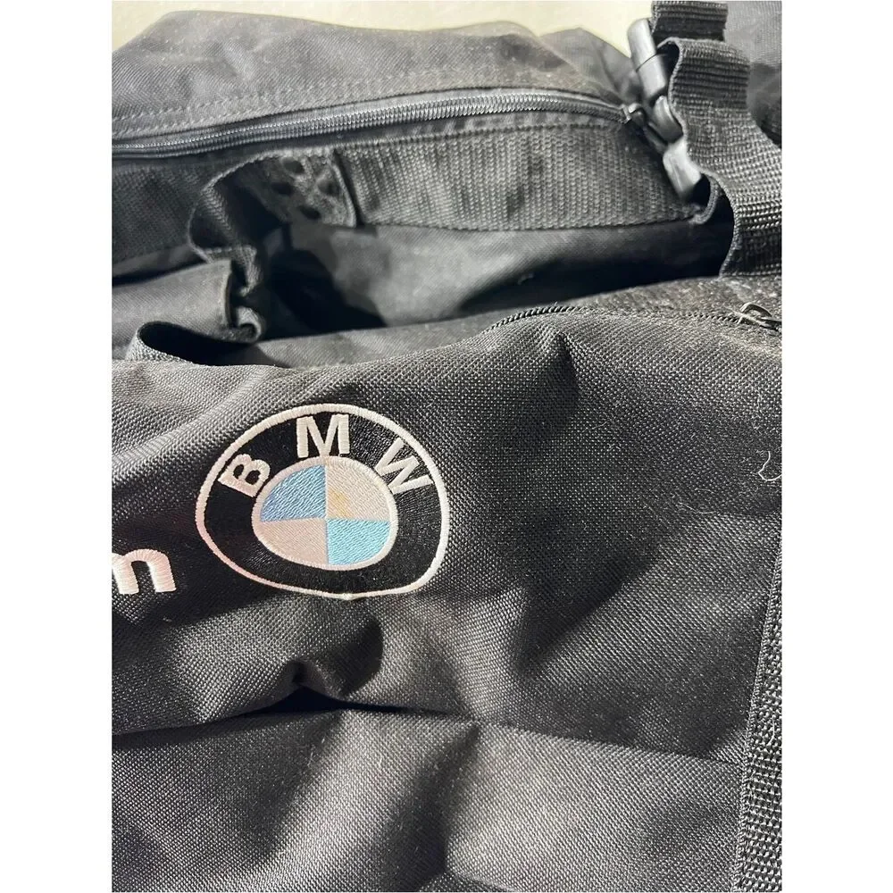 BMW Black Duffel Travel Bag with Logo